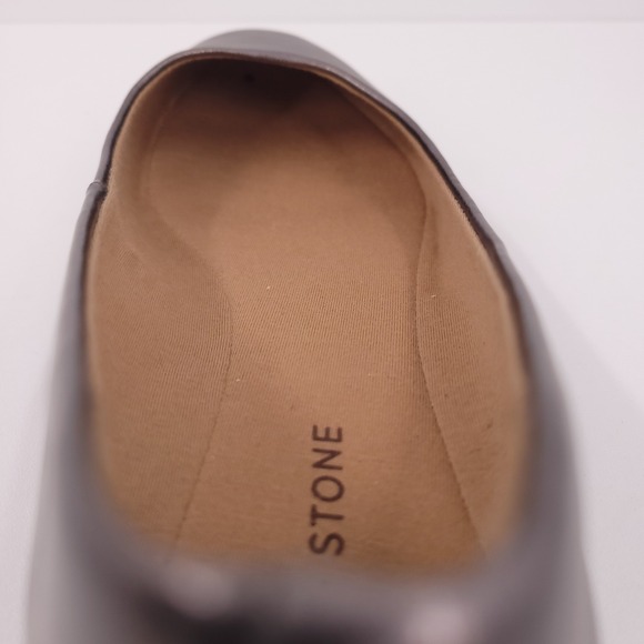 Sun + Stone Eliana DK Pewter Pumps Slip-On Round Toe Cushioned Womens 10 M NEW - Picture 10 of 16